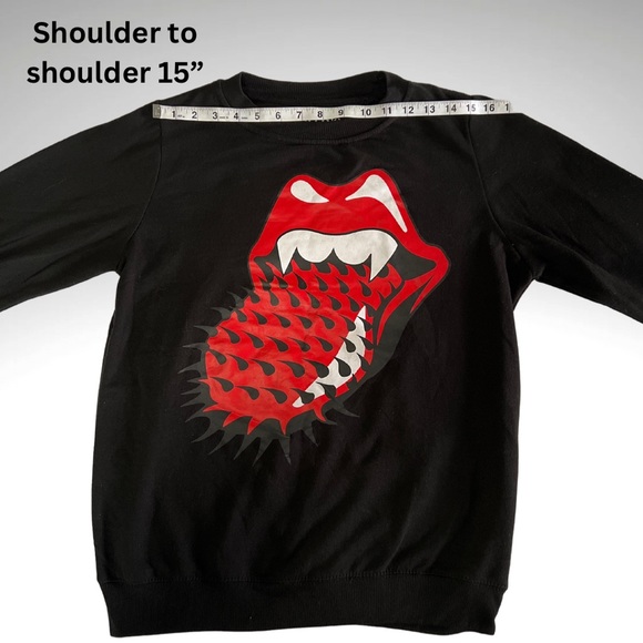 Misidor B.V. 2022 Rolling Stones Halloween Graphic Crew Neck Sweatshirt - Picture 6 of 14